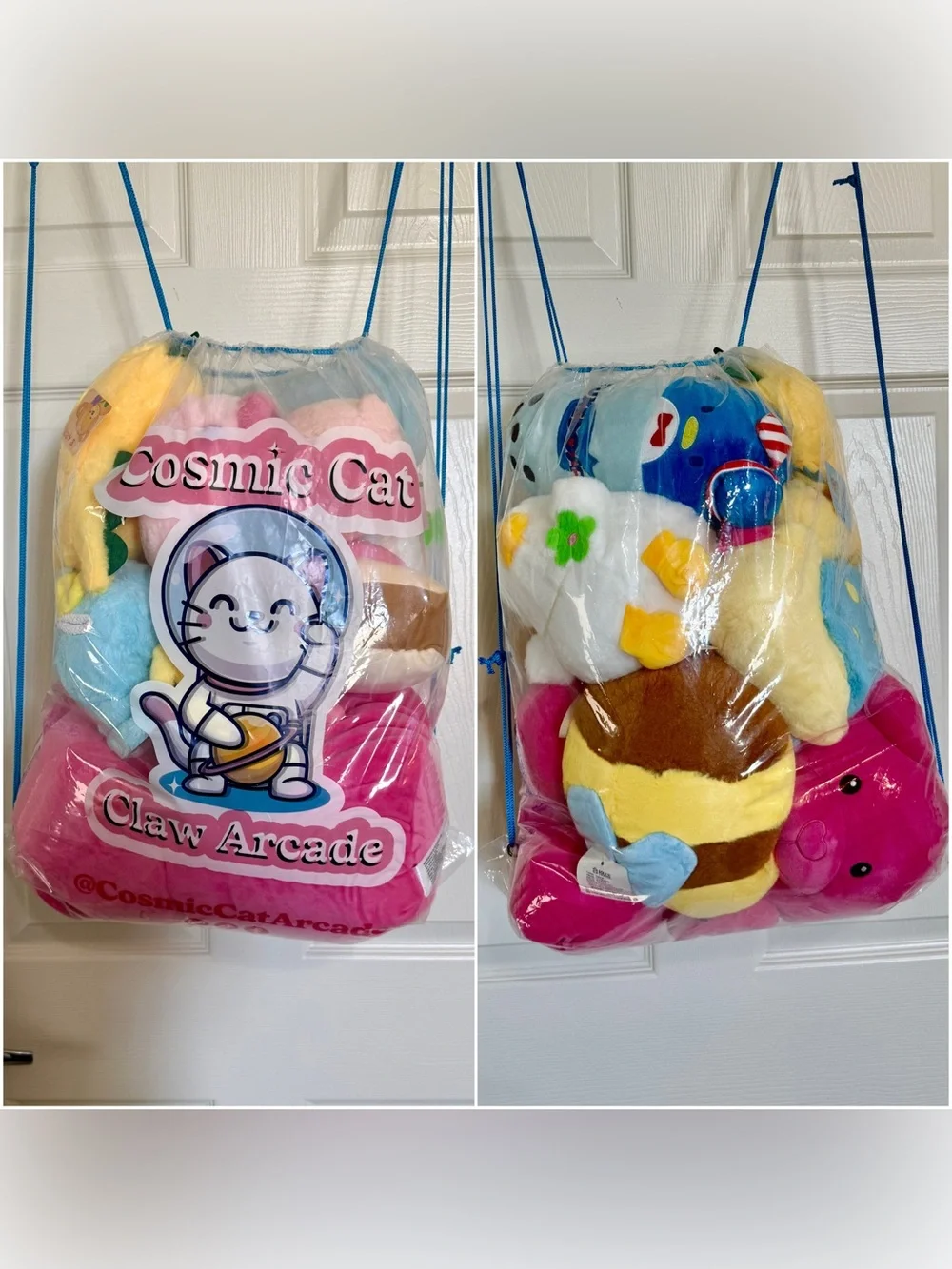 NWT Plush Bundle 13 Pc Hello Kitty Pooh SpongeBob Tuxedosam Cosmic Cat